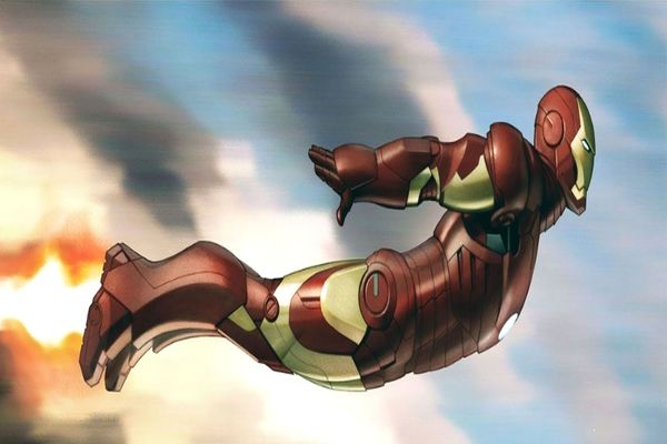 Iron Man volando