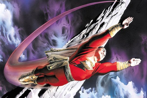 Shazam volando