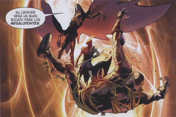 doom es arrojado a un megalodonte