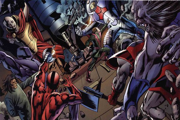 villanos de los FF atacan el area 87