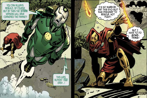 tony y doom pelean