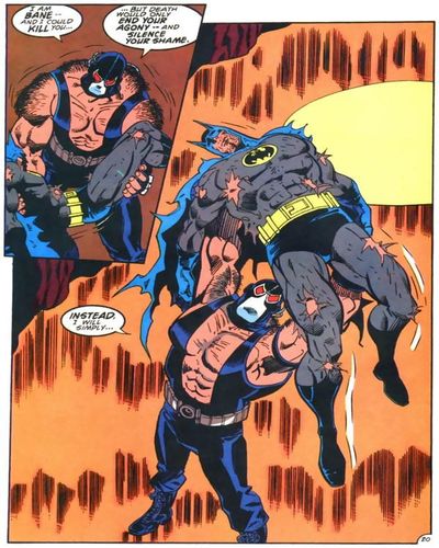 bane derrota a batman