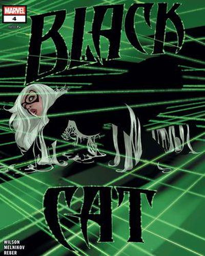 black cat esquivando trampas de laser