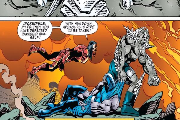 doomsday vs darkseid