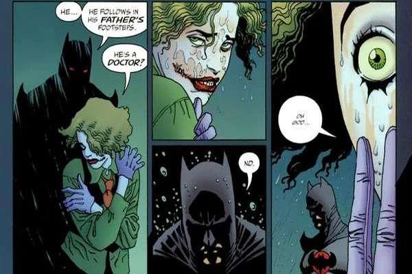 martha wayne como el joker y thomas wayne como batman