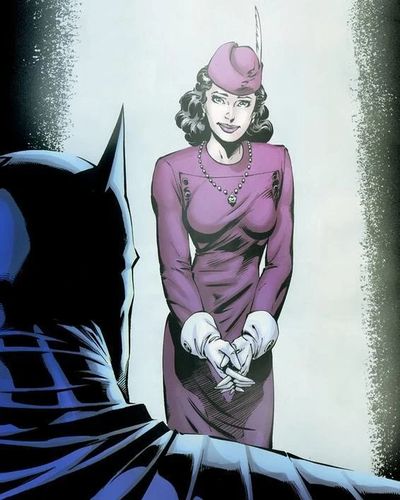 batman observando a su madre martha wayne