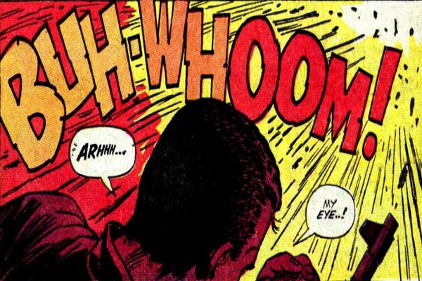 nick fury es atacado por una bomba