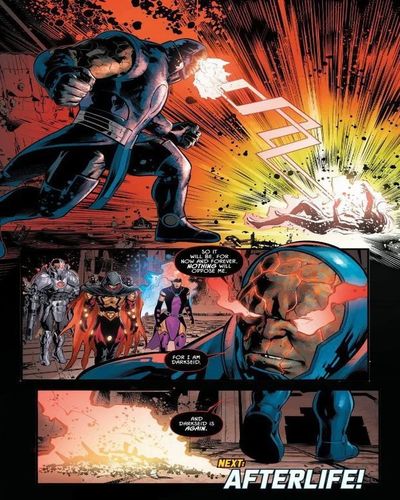 darkseid con sus rayos omega
